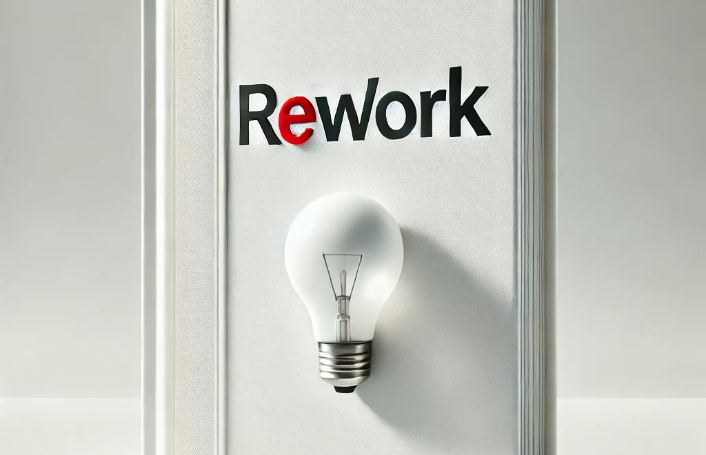 یادگیری از کتاب Rework: دنیایی تازه برای کار و کسب‌وکار